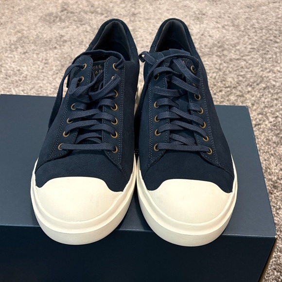 Cole Haan Dark Blue Sneakers with White Accents - Picture 4 of 8